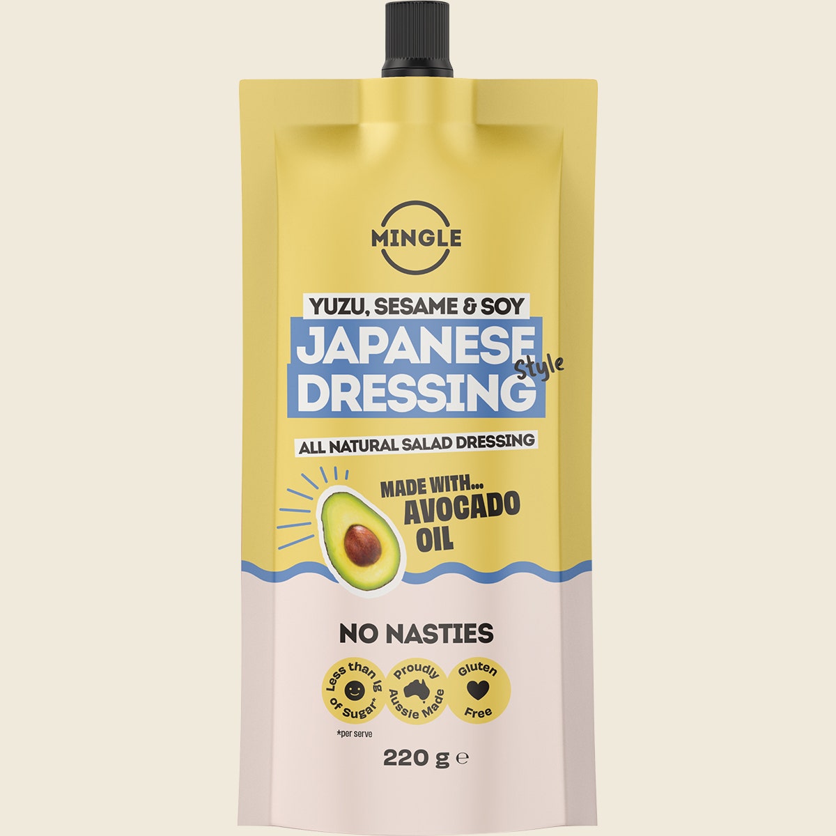 Mingle Japanese Style All Natural Salad Dressing 8x220g