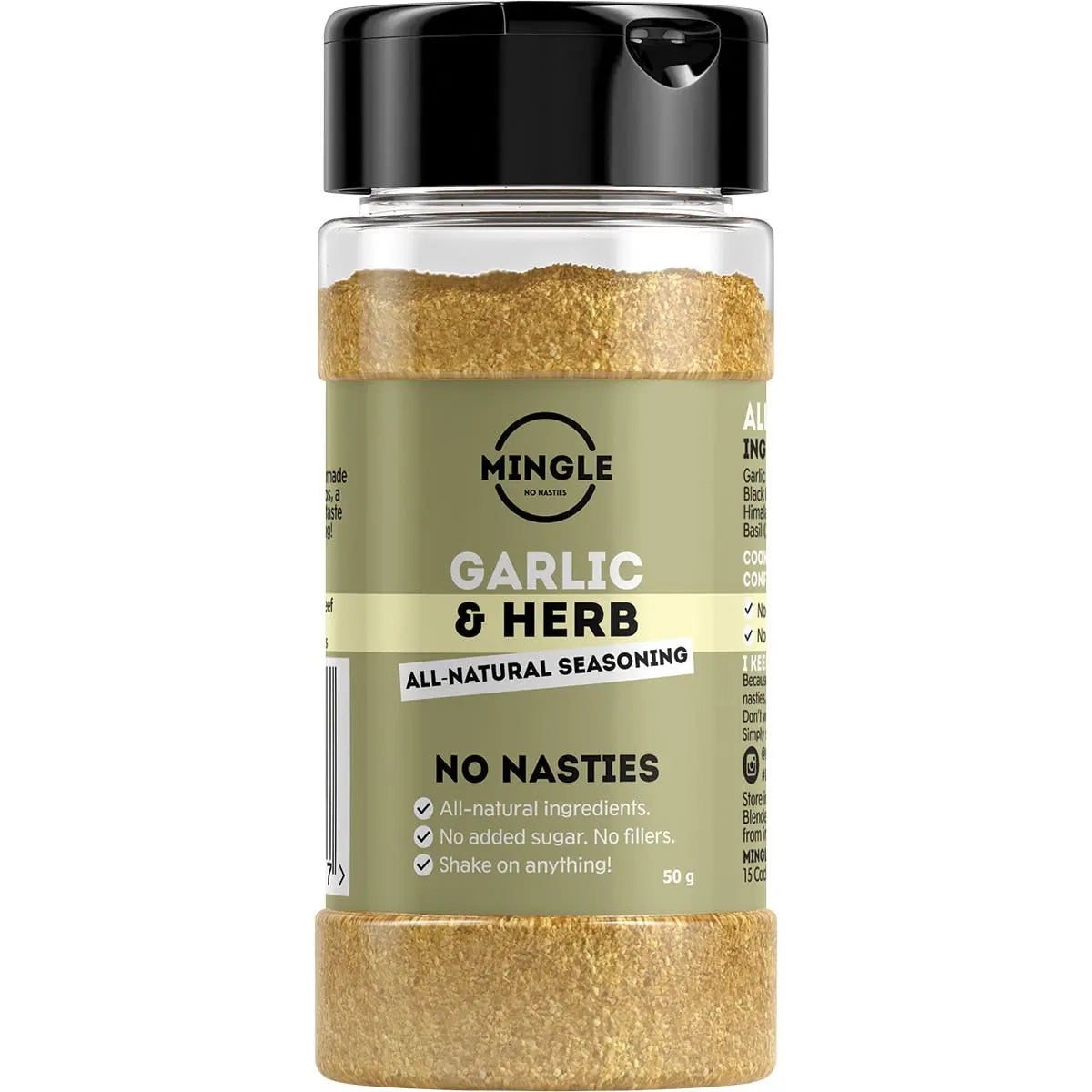 MINGLE Natural Seasoning Blend Garlic & Herb 50g MINGLE