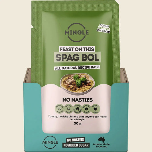 MINGLE Natural Seasoning Blend Spag Bol Speedy-Style 12x30g MINGLE
