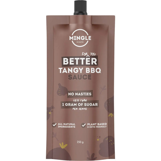 Mingle Better for You Sauce Tangy BBQ 10x250g MINGLE