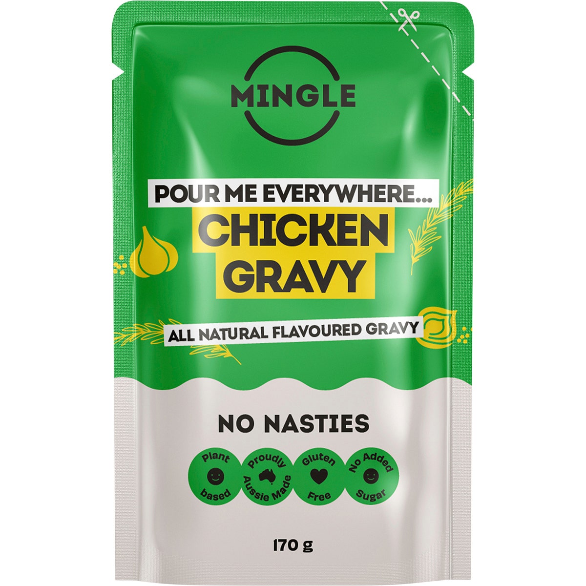 Mingle Chicken All Natural Flavoured Gravy 8x170g - Cutprice Online