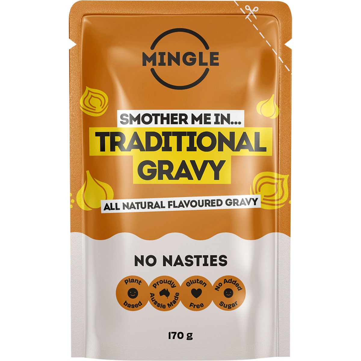 Mingle Traditional All Natural Flavoured Gravy 8x170g - Cutprice Online