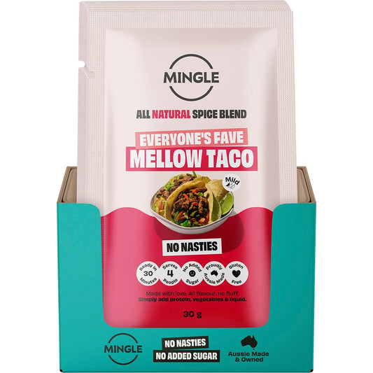 MINGLE Mellow Taco All Natural Recipe Base 12x30g - Cutprice Online