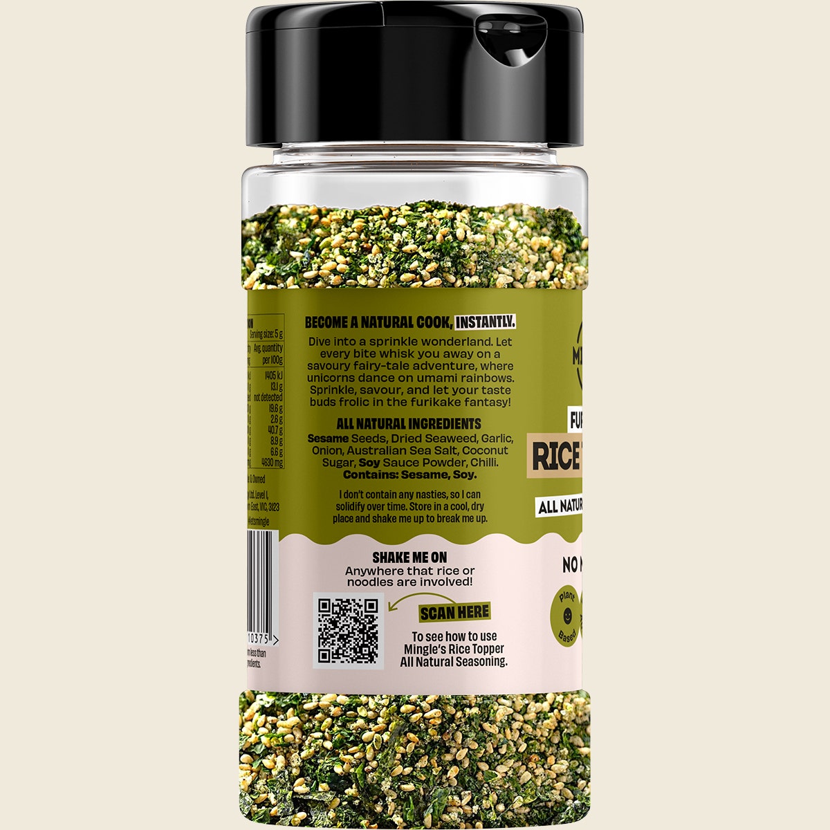 Mingle Furikake Rice Topper All Natural Seasoning 100g