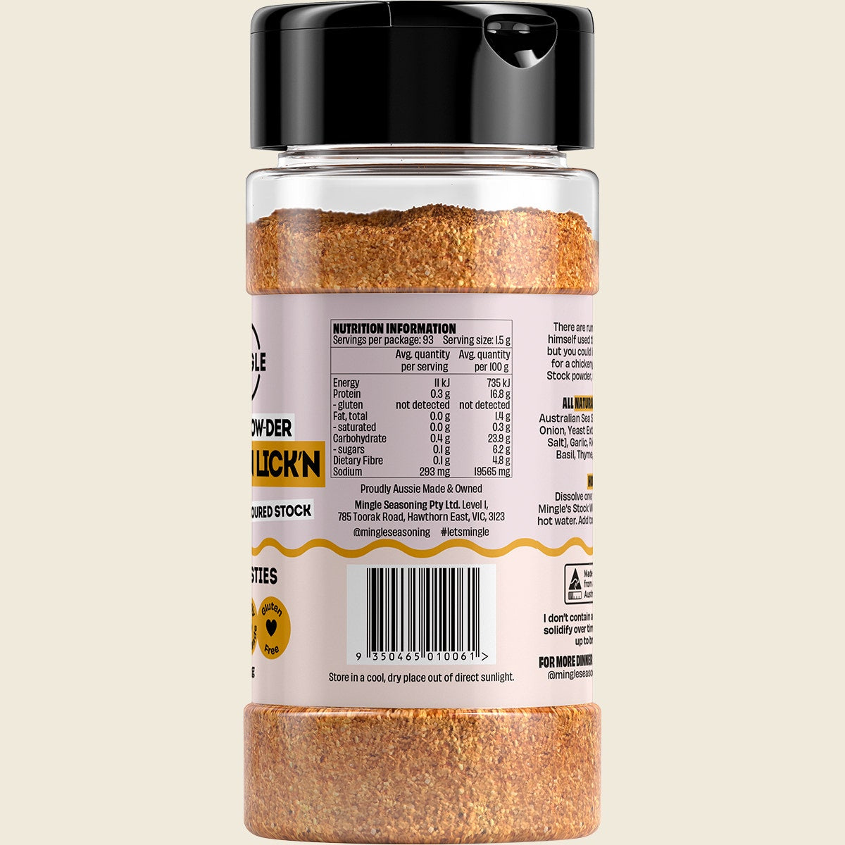 Mingle Chicken Lick'n Naturally Flavoured Stock 140g