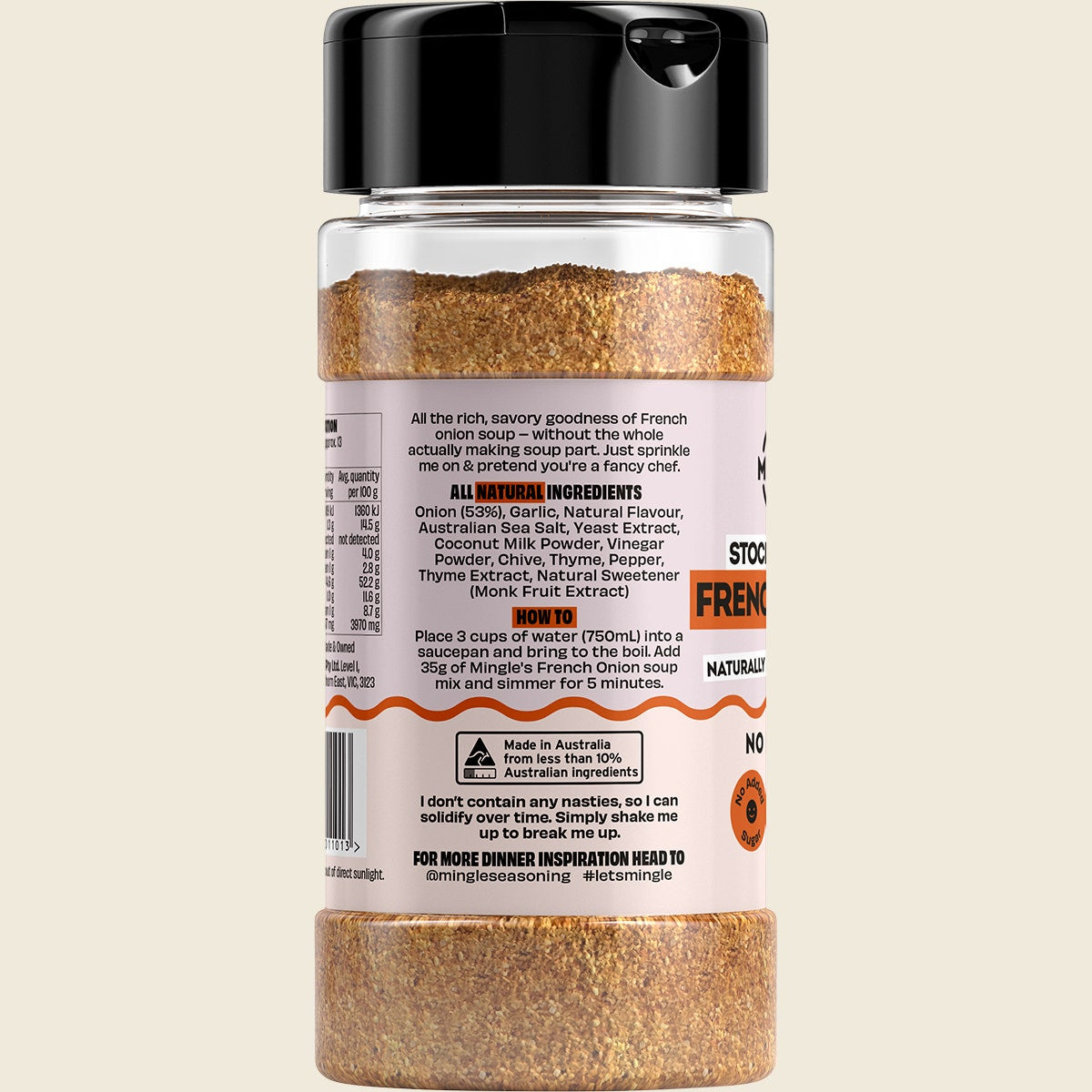 Mingle French Onion Naturally Flavoured Stock 120g