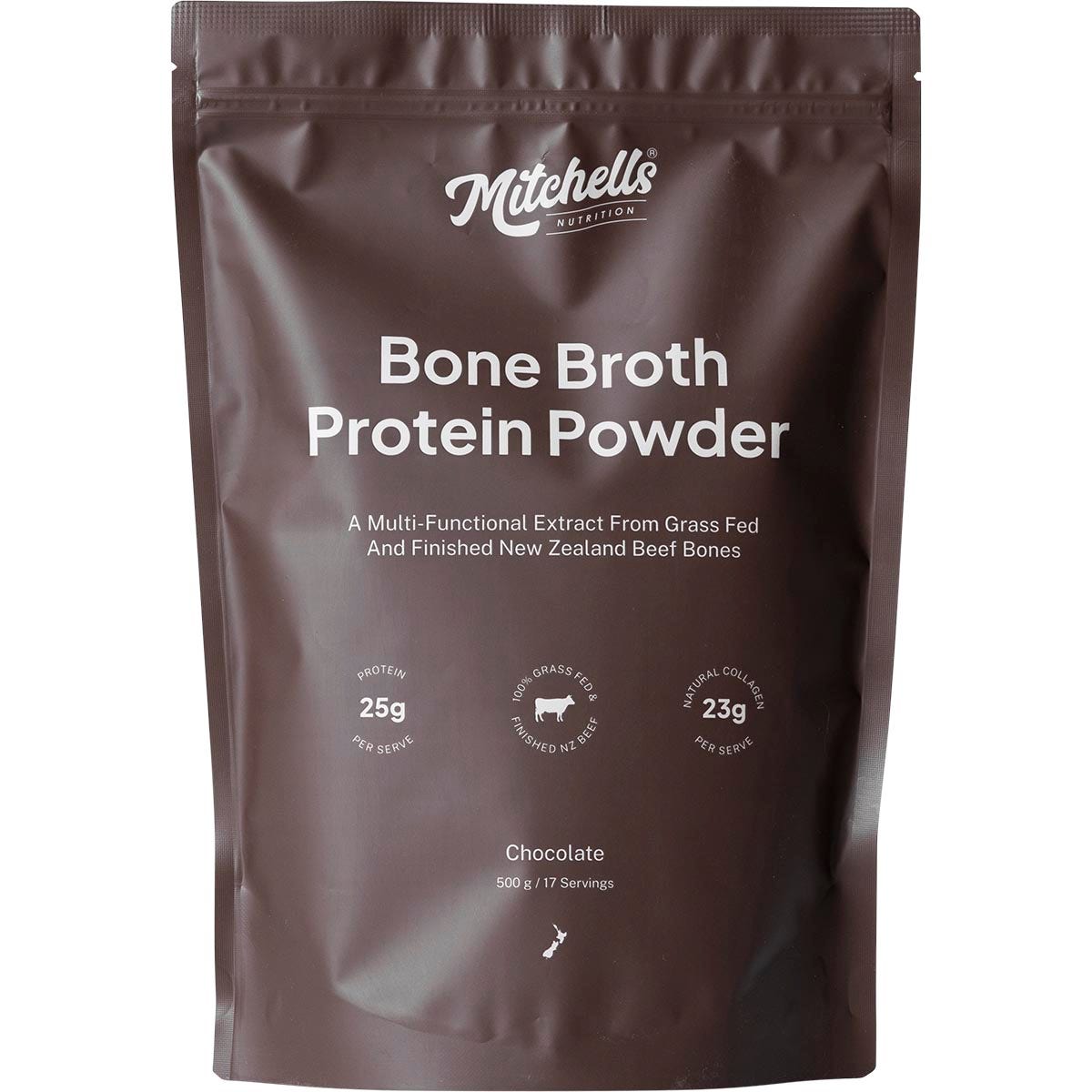 Mitchells Nutrition Bone Broth Protein Powder Chocolate 500g - Cutprice Online