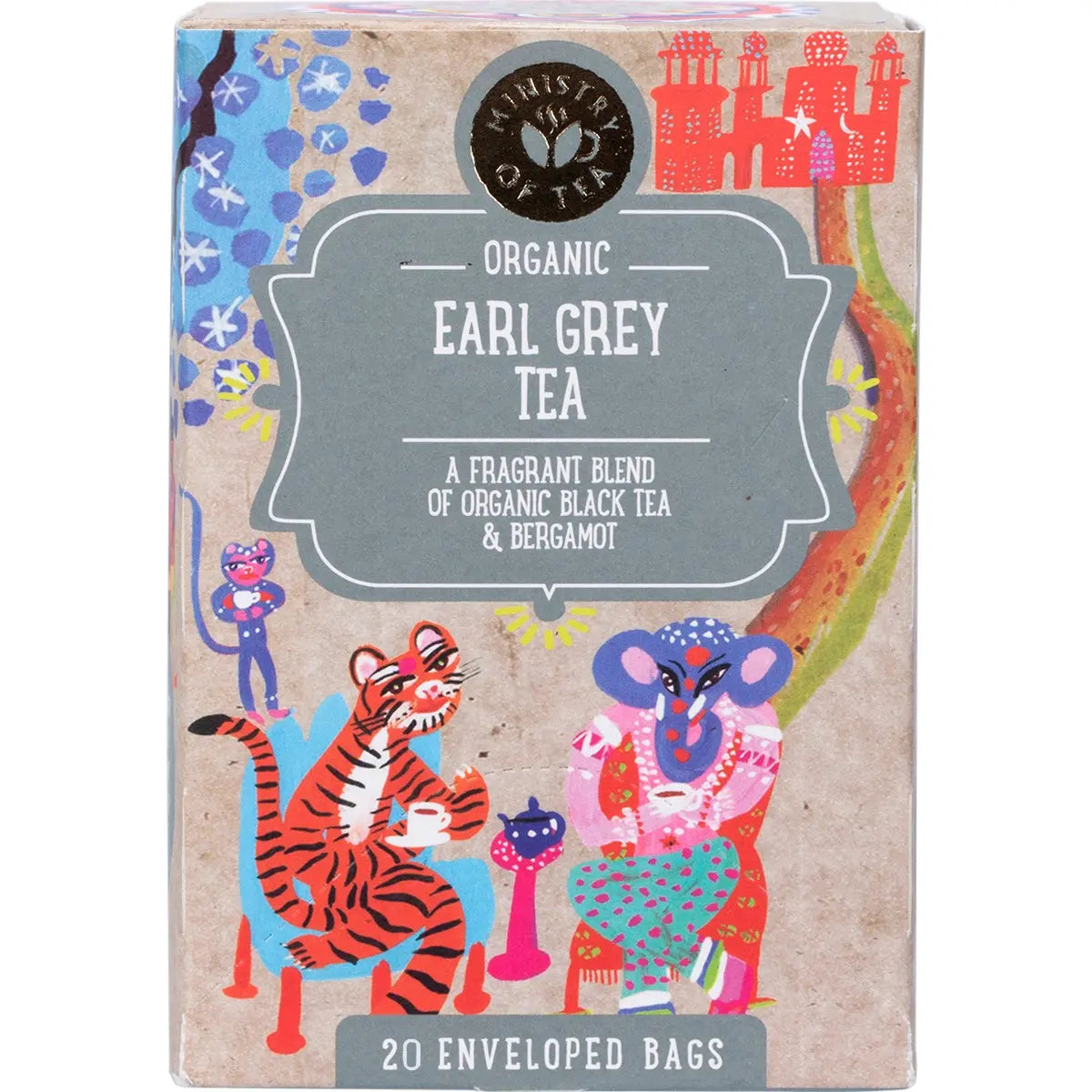MINISTRY OF TEA Organic Earl Grey Tea Bags 25pk MINISTRY OF TEA