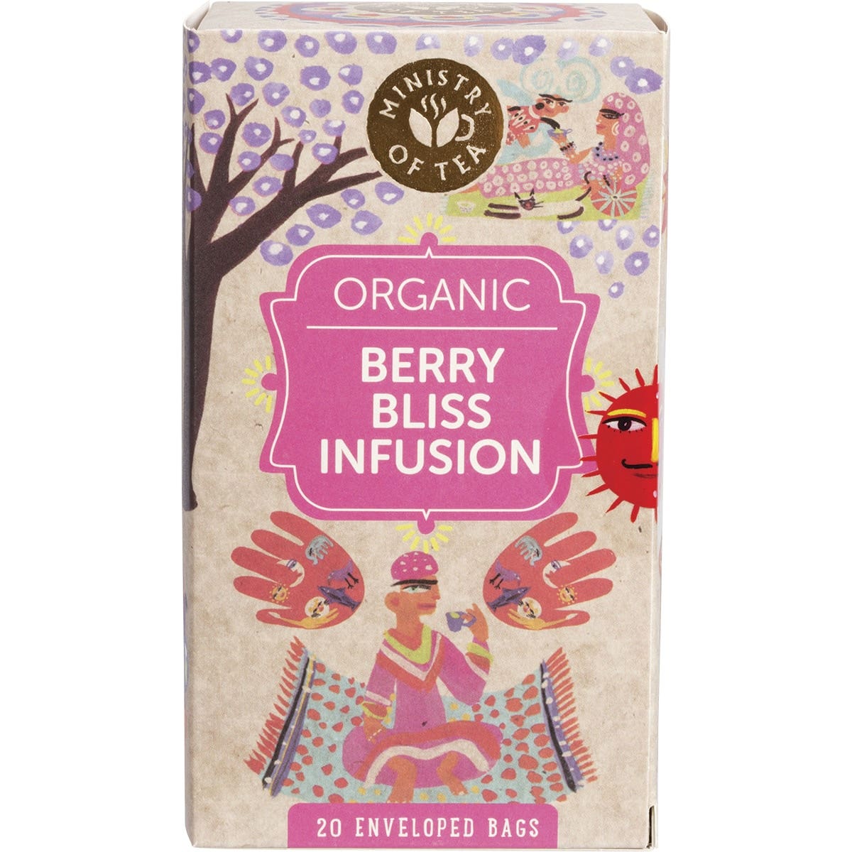 MINISTRY OF TEA Herbal Tea Bags Berry Bliss Infusion 20 - Cutprice Online