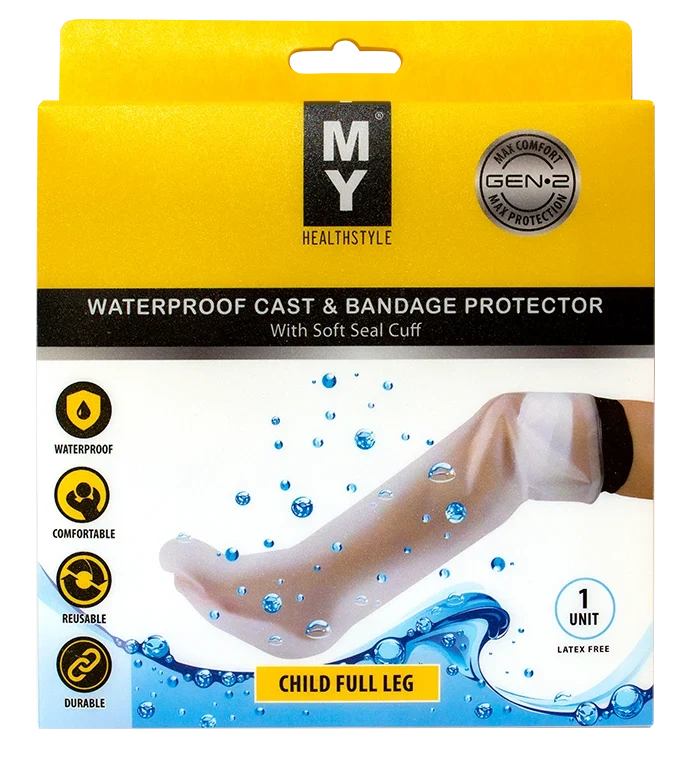MY Waterproof Cast & Bandage Protector Child Full Leg