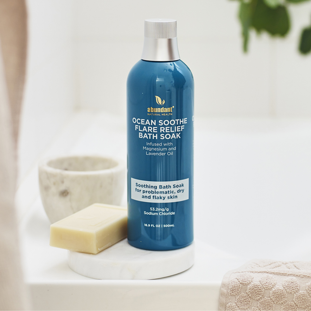 Abundant Natural Health Ocean Soothe Flare Relief Bath Soak 500ml - Cutprice Online