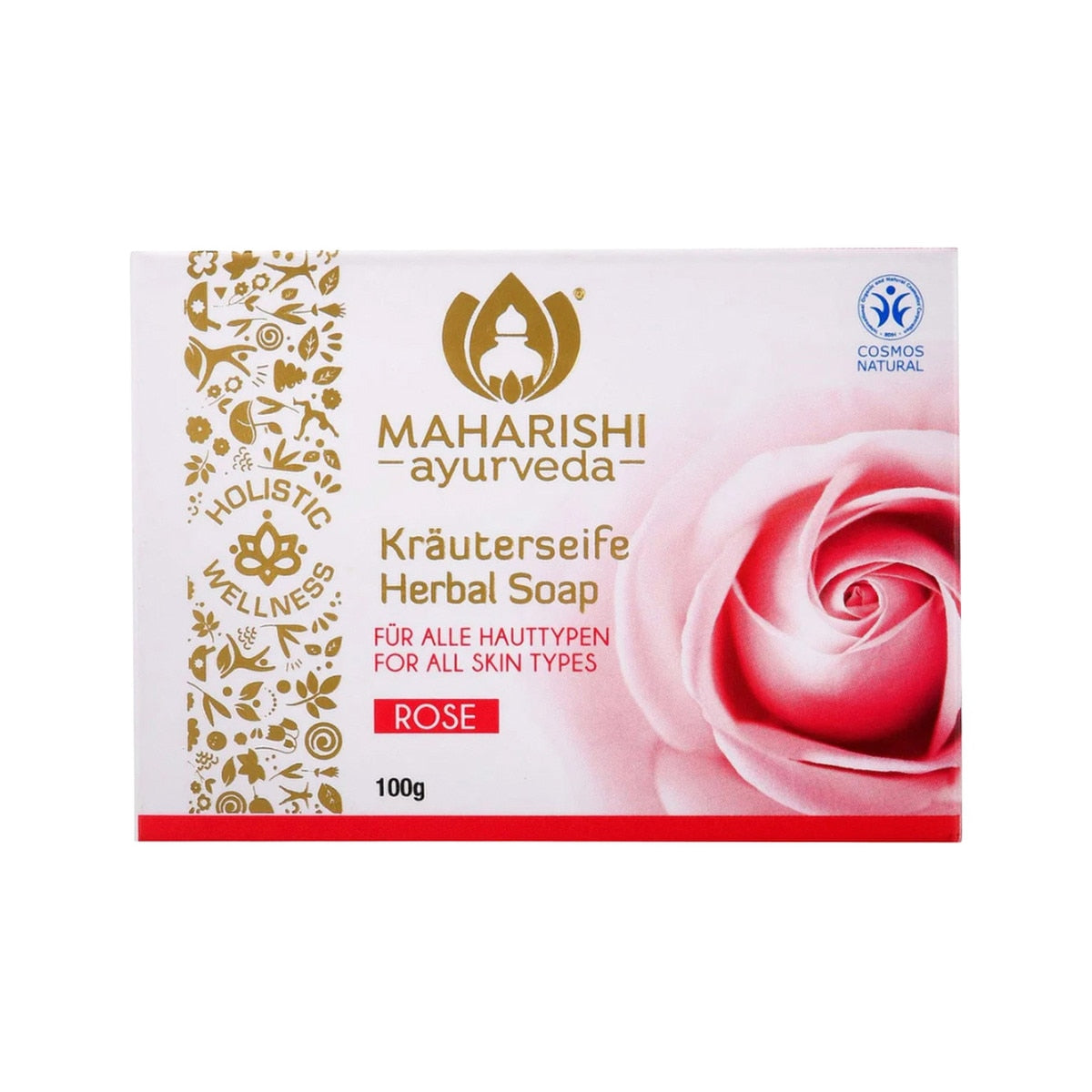 Maharishi Ayurveda Herbal Soap Bar Rose 100g - Cutprice Online