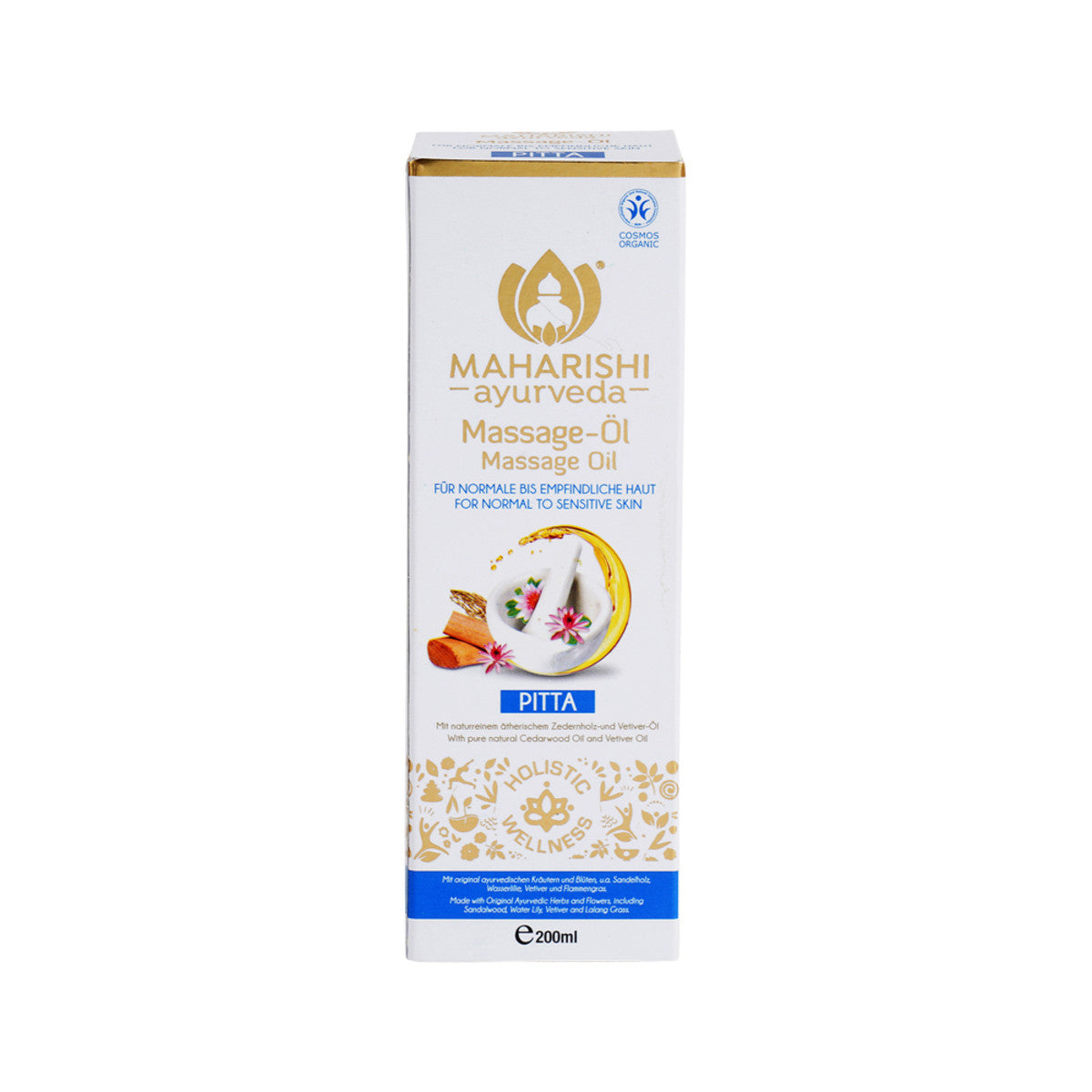 Maharishi Ayurveda Organic Massage Oil Pitta 200ml - Cutprice Online