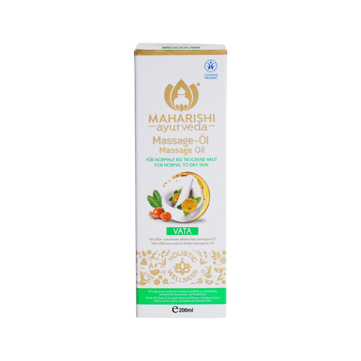 Maharishi Ayurveda Organic Massage Oil Vata 200ml - Cutprice Online