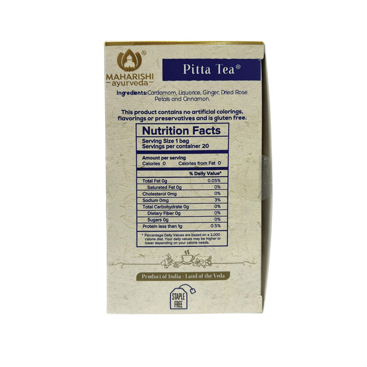 Maharishi Ayurveda Pitta Tea x 20 Tea Bags - Cutprice Online