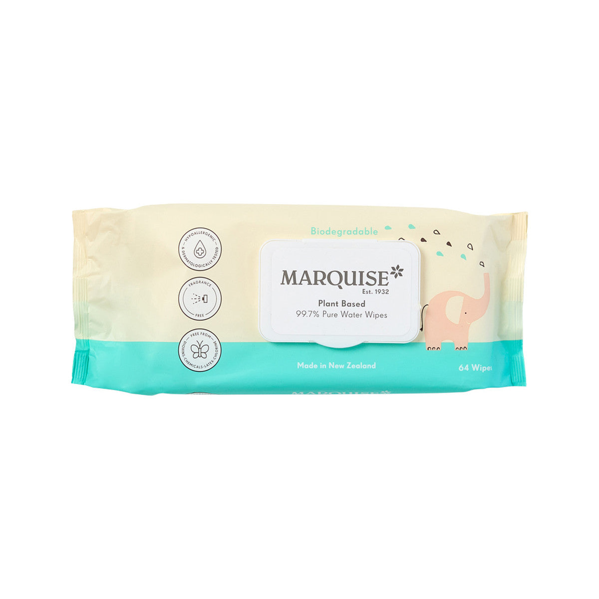 Marquise Plant Based 99.7% Pure Water Wipes x 64 Pack - Cutprice Online