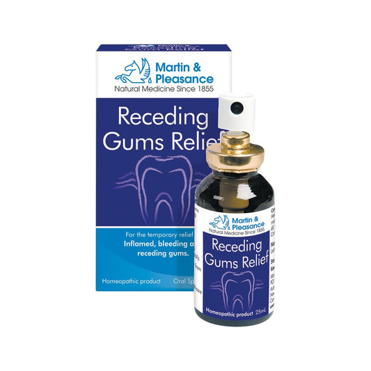 Martin & Pleasance Homoeopathic Complexes Receding Gums Relief Spray 25ml - Cutprice Online