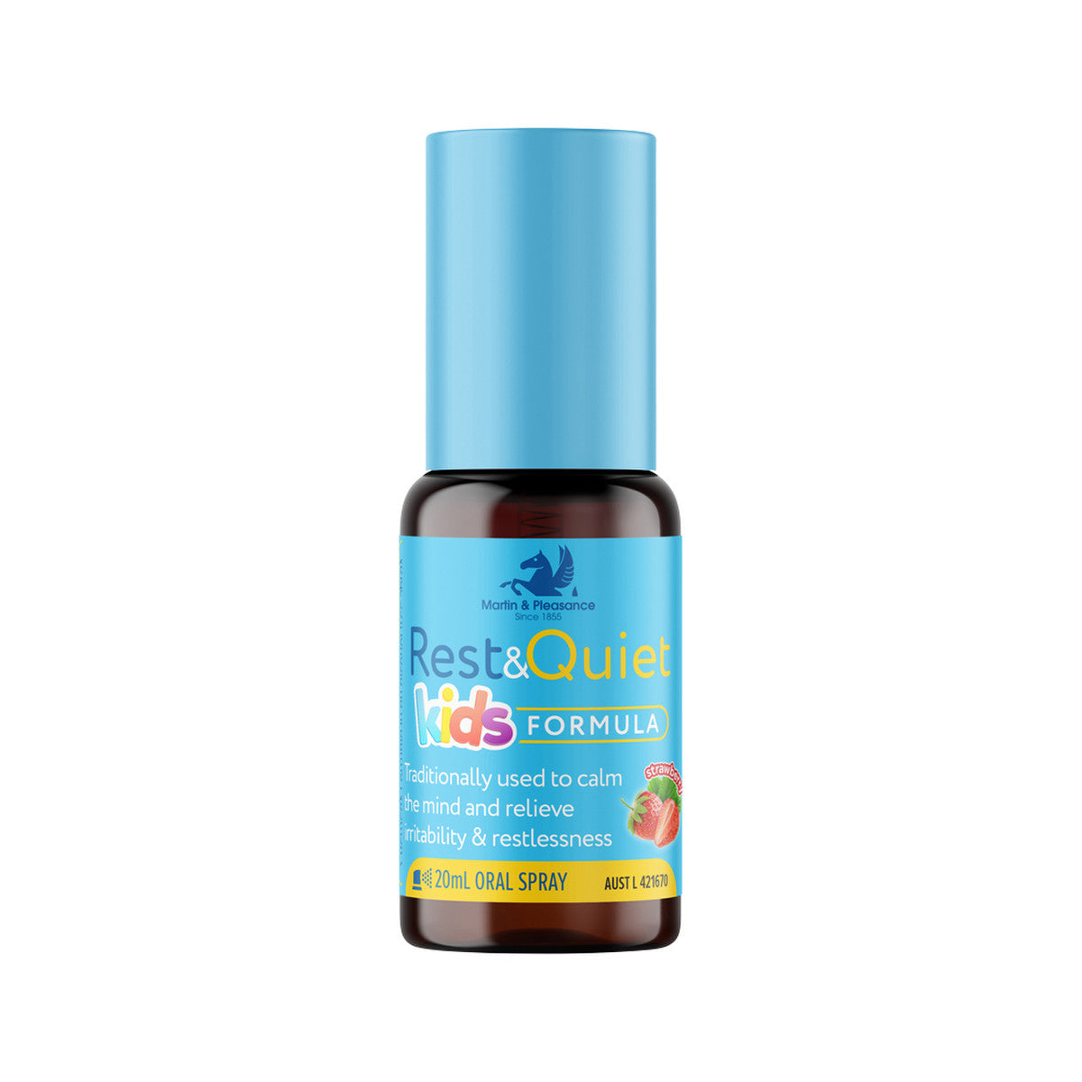 Martin & Pleasance Rest & Quiet Kids Formula Oral Spray Strawberry 20ml - Cutprice Online