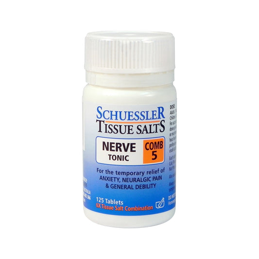 Martin & Pleasance Schuessler Tissue Salts Comb 5 (Nerve Tonic) 125t - Cutprice Online