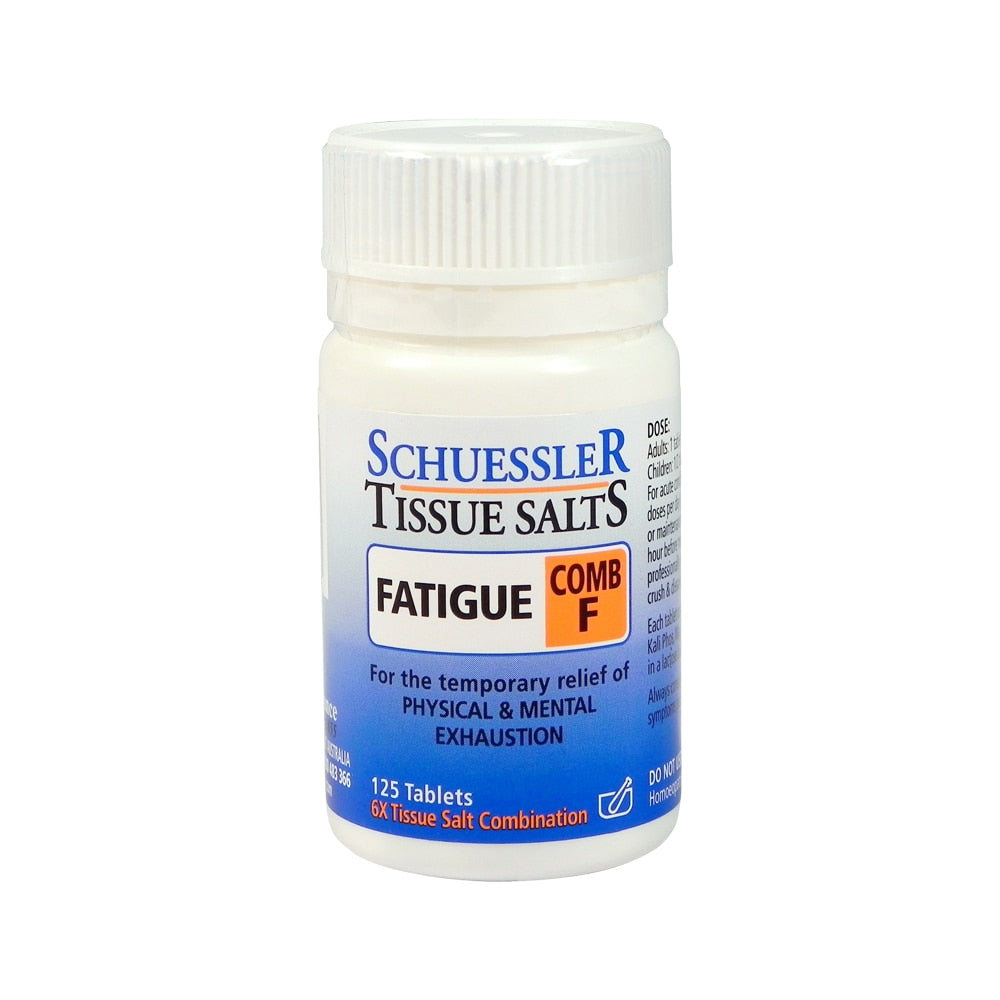 Martin & Pleasance Schuessler Tissue Salts Comb F (Fatigue) 125t - Cutprice Online