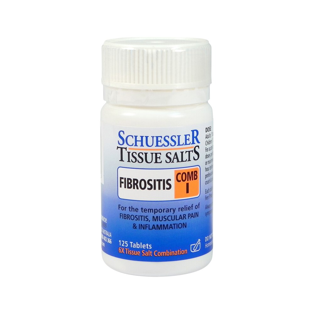 Martin & Pleasance Schuessler Tissue Salts Comb I (Fibrositis) 125t - Cutprice Online