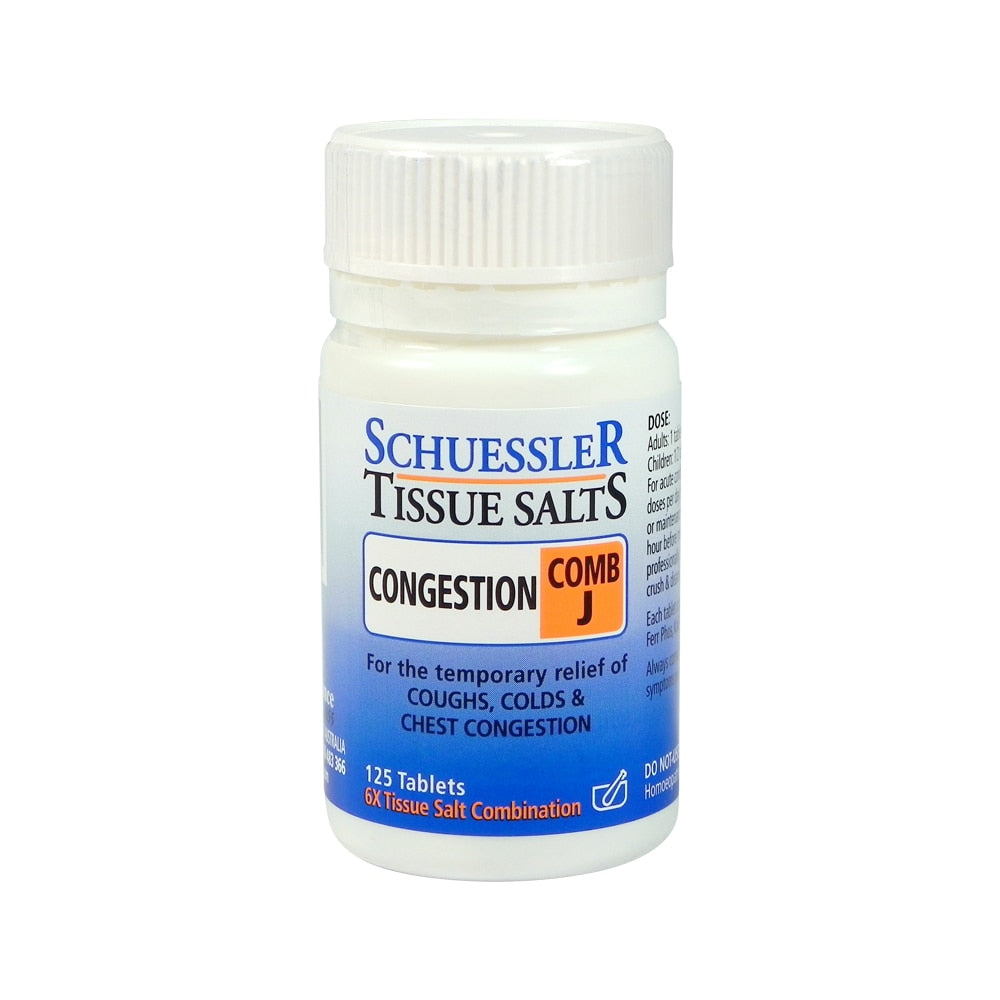 Martin & Pleasance Schuessler Tissue Salts Comb J (Congestion) 125t - Cutprice Online