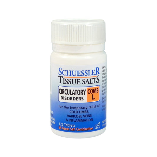 Martin & Pleasance Schuessler Tissue Salts Comb L (Circulatory Disorders) 125t - Cutprice Online