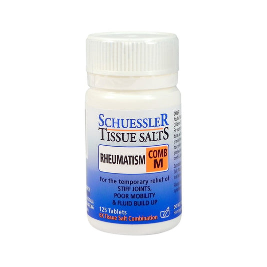 Martin & Pleasance Schuessler Tissue Salts Comb M (Rheumatism) 125t - Cutprice Online