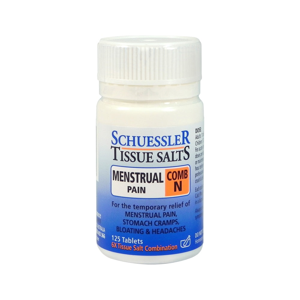 Martin & Pleasance Schuessler Tissue Salts Comb N (Menstrual Pain) 125t - Cutprice Online