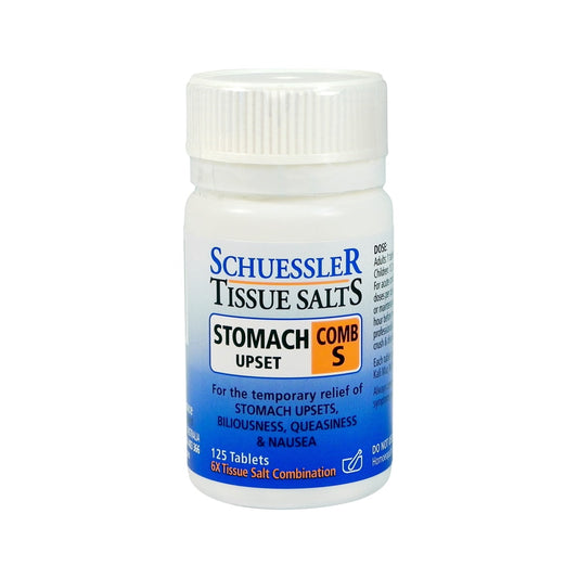 Martin & Pleasance Schuessler Tissue Salts Comb S (Stomach Upset) 125t - Cutprice Online