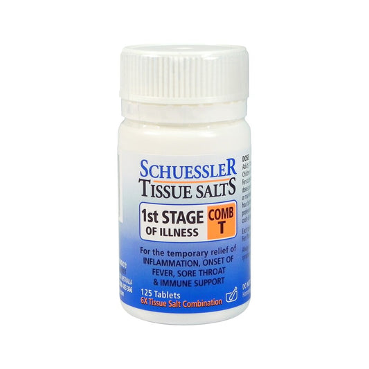 Martin & Pleasance Schuessler Tissue Salts Comb T (1st Stage of Illness) 125t - Cutprice Online