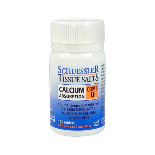 Martin & Pleasance Schuessler Tissue Salts Comb U (Calcium Absorption) 125t - Cutprice Online