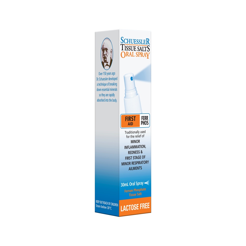 Martin & Pleasance Schuessler Tissue Salts Ferr Phos (First Aid) Spray 30ml - Cutprice Online