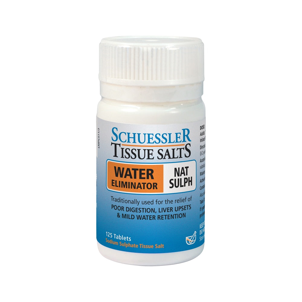 Martin & Pleasance Schuessler Tissue Salts Nat Sulph (Water Eliminator) 125t - Cutprice Online