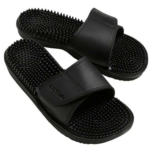 Maseur Invigorating Black Massage Sandals Size 9