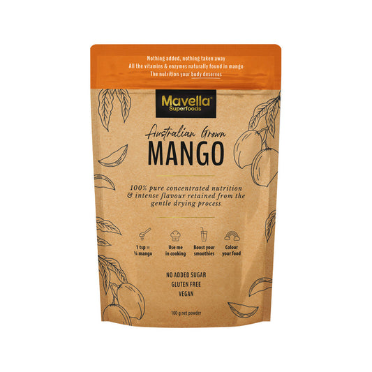 Mavella Superfoods Australian Grown Mango Powder 100g - Cutprice Online