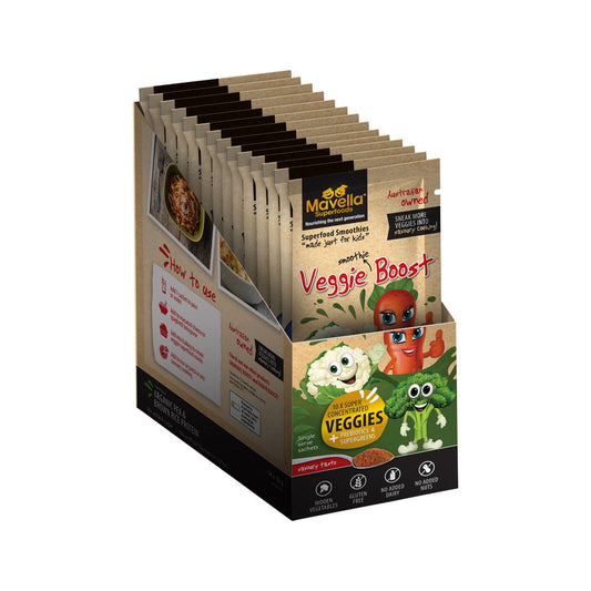 Mavella Superfoods Veggie Superfood Boost Savoury Flavour Sachet 10g x 14 Pack - Cutprice Online