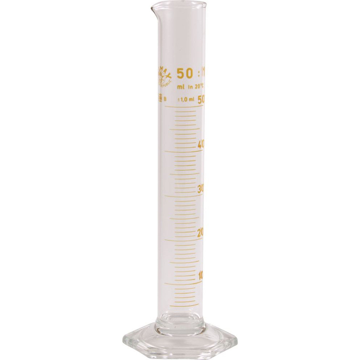 Measuring Cylinder Glass Graduated 50ml - Cutprice Online