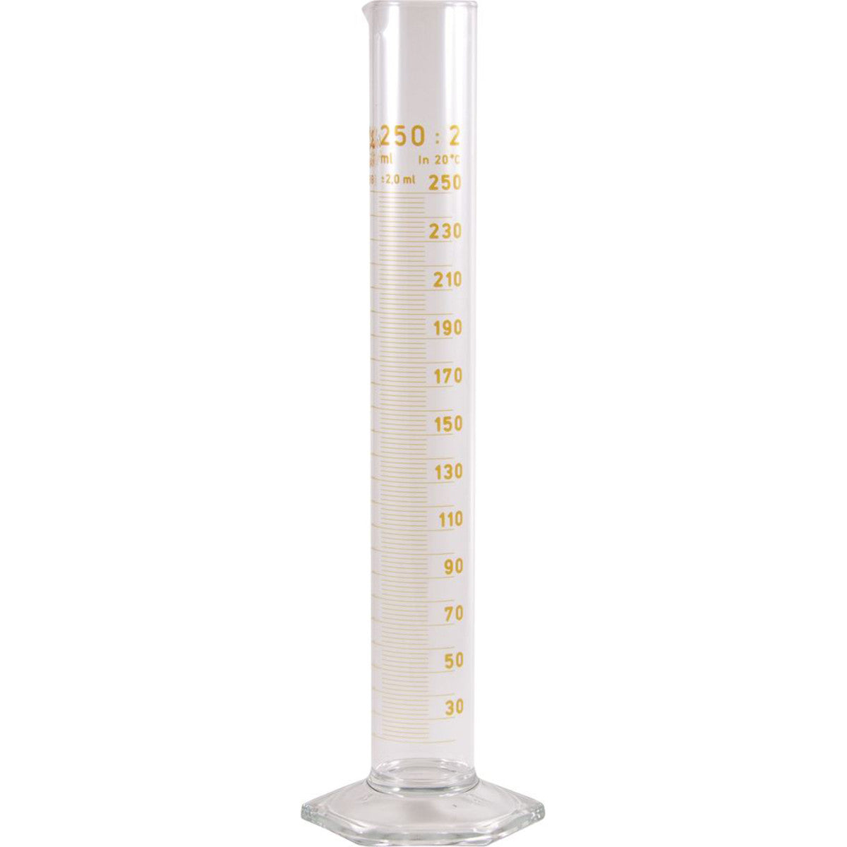 Measuring Cylinder Glass graduated 250ml - Cutprice Online
