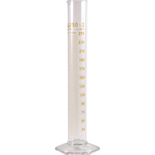 Measuring Cylinder Glass graduated 250ml - Cutprice Online