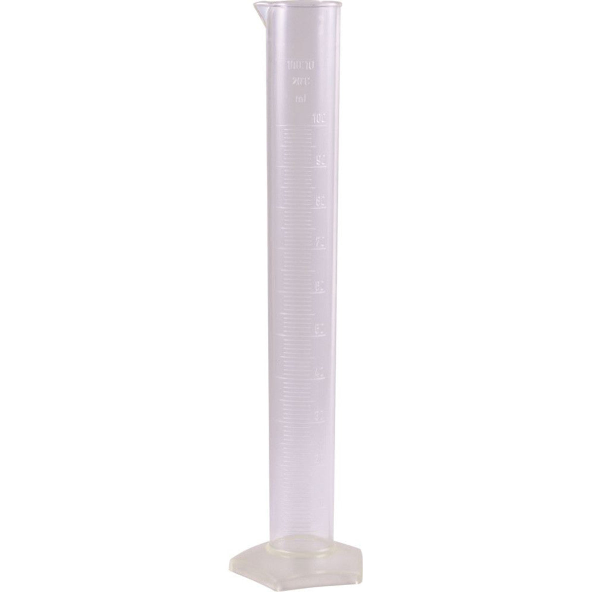 Measuring Cylinder Plastic Clear Graduated 100ml - Cutprice Online