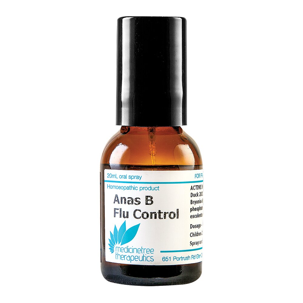 Medicine Tree Therapeutics Anas B Flu Control 20ml Oral Spray - Cutprice Online