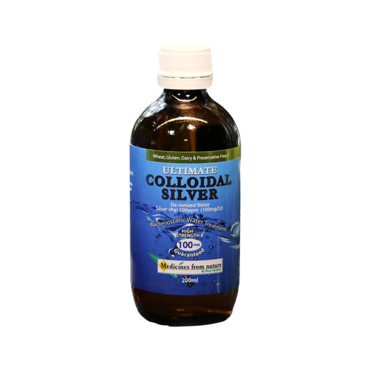 Medicines From Nature Ultimate Colloidal Silver 100ppm 200ml - Cutprice Online