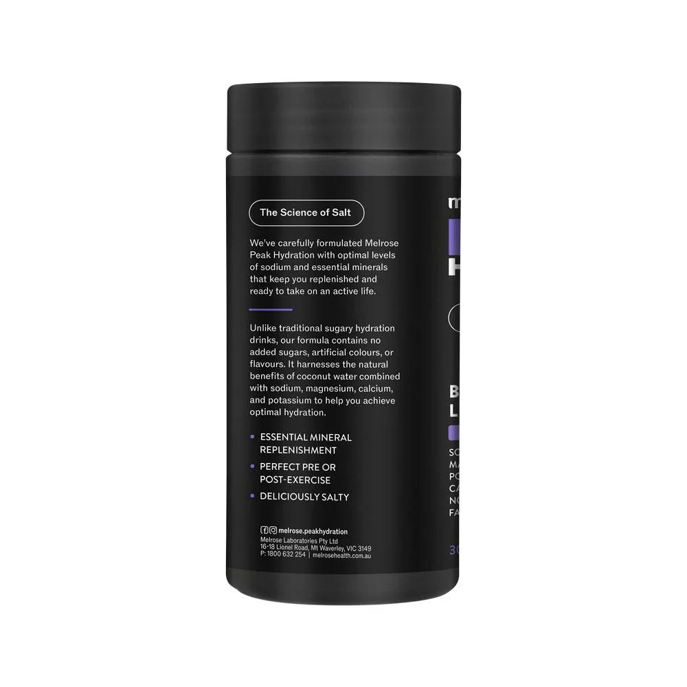 Melrose Peak Hydration Blackberry Lemonade 180g - Cutprice Online