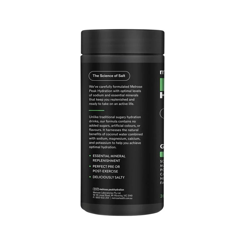 Melrose Peak Hydration Green Apple 180g - Cutprice Online