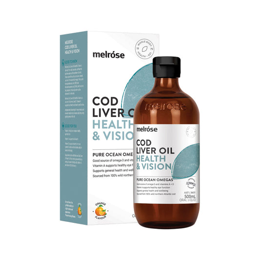 Melrose Cod Liver Oil (Health & Vision) 500ml - Cutprice Online