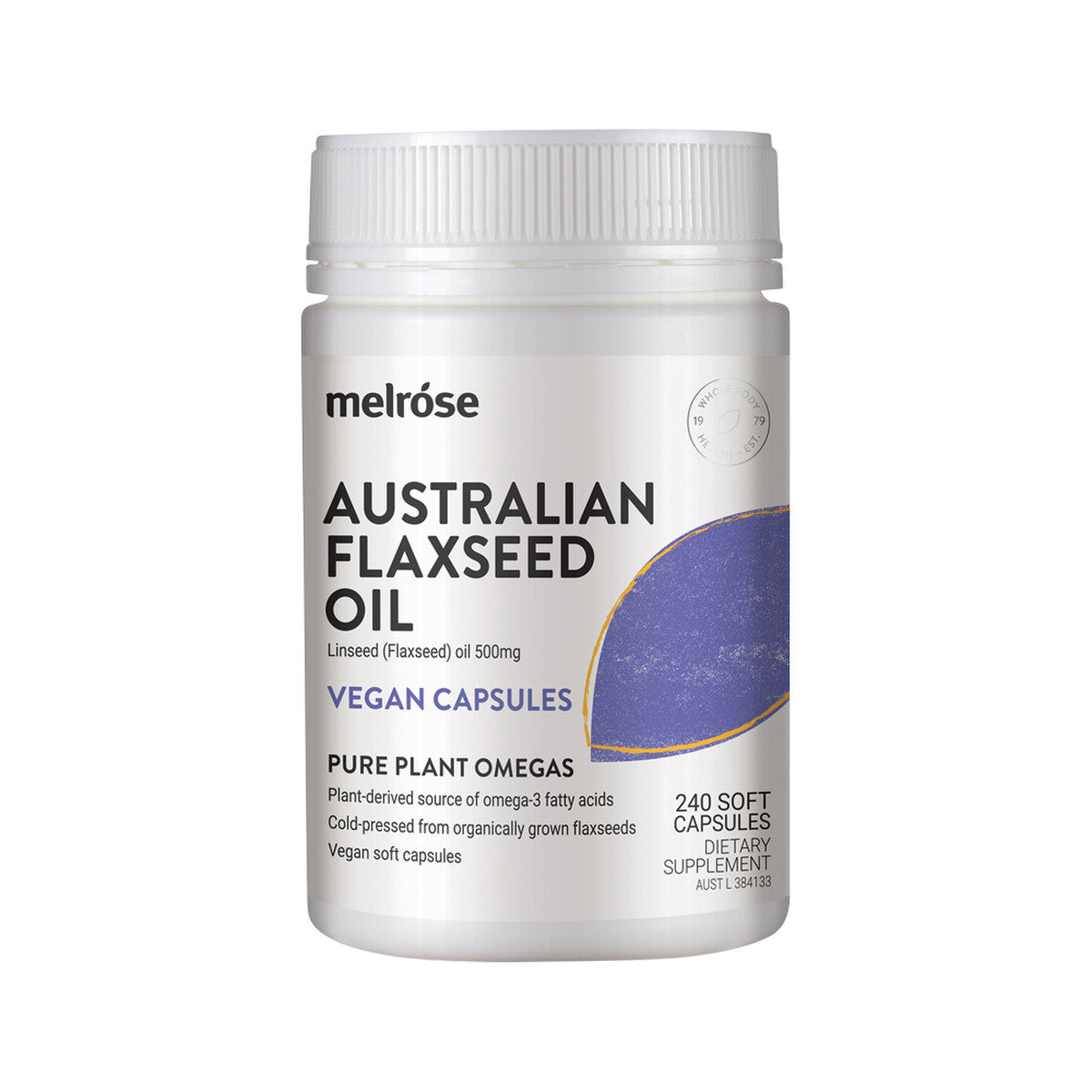 Melrose Australian Flaxseed Oil Vegan Capsules 240vc - Cutprice Online