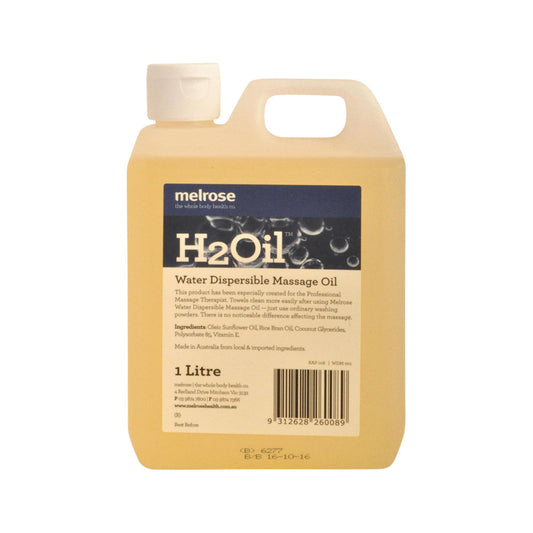 Melrose H2Oil Water Dispersible Massage Oil 1L - Cutprice Online