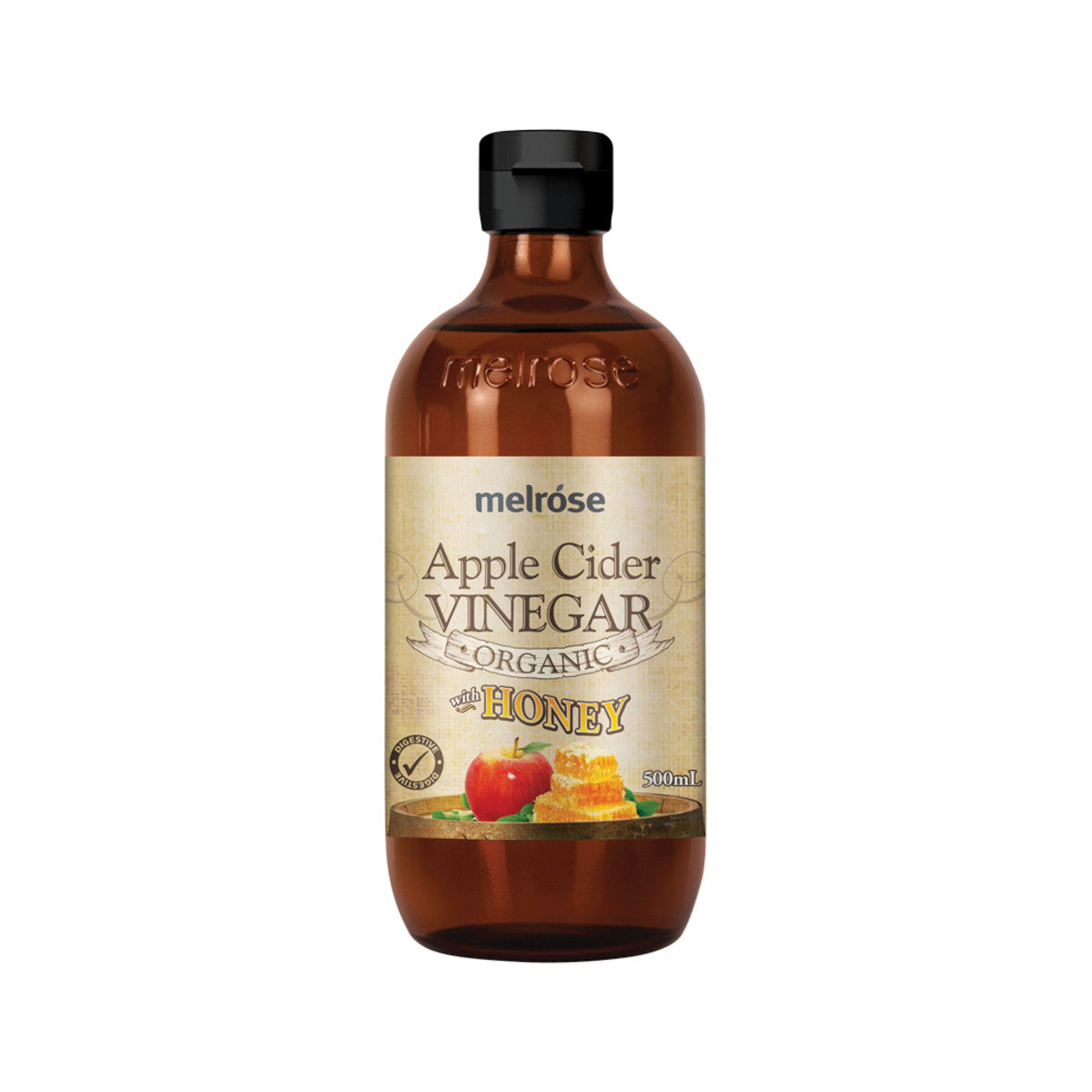 Melrose Organic Apple Cider Vinegar with Honey 500ml - Cutprice Online