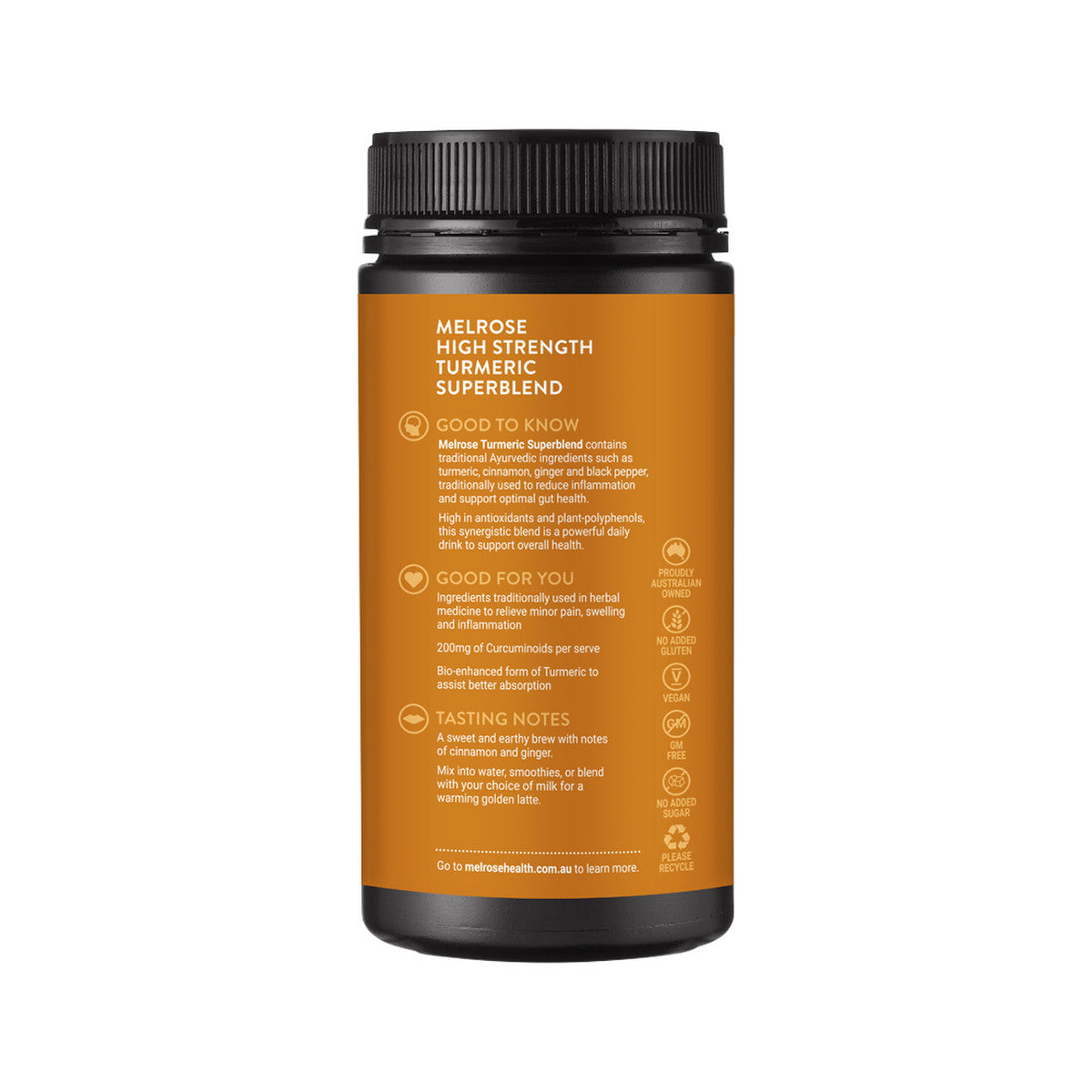 Melrose High Strength Turmeric Superblend Instant Powder 120g - Cutprice Online